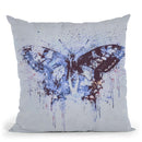 Artsy Butterfly Iii Throw Pillow By Andrea Haase