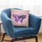 Artsy Butterfly Pink Throw Pillow By Andrea Haase