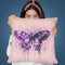 Artsy Butterfly Pink Throw Pillow By Andrea Haase