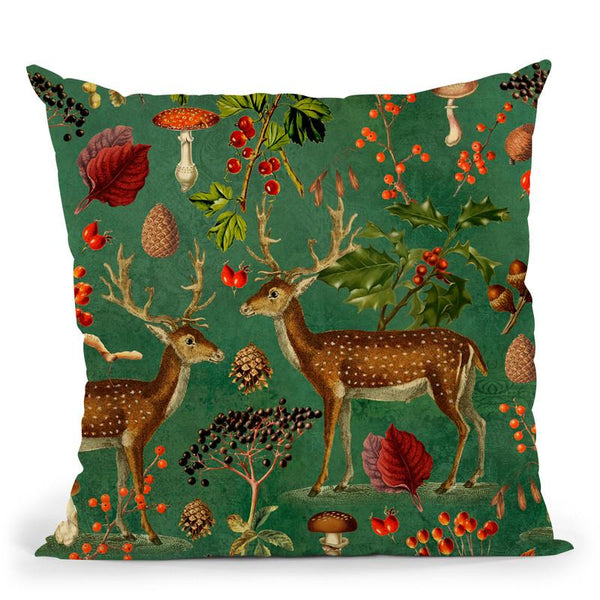 Autumn Forest Throw Pillow By Andrea Haase