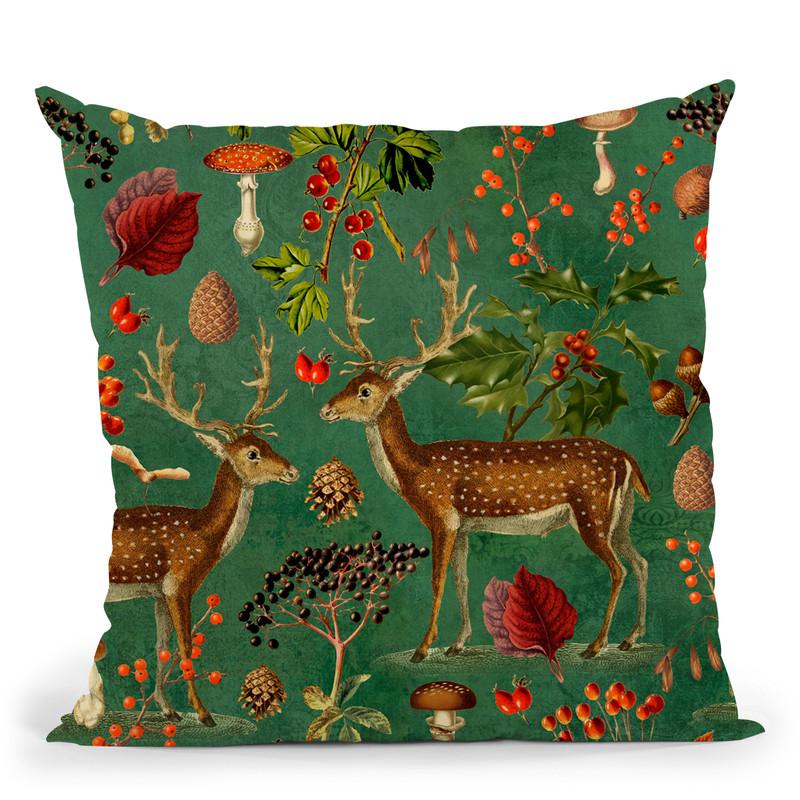 Autumn Forest Throw Pillow By Andrea Haase