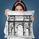 Baroque Black Throw Pillow By Andrea Haase