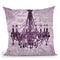 Baroque Chandelier Purple Throw Pillow By Andrea Haase