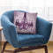 Baroque Chandelier Purple Throw Pillow By Andrea Haase