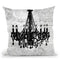 Baroque Chandelier Throw Pillow By Andrea Haase
