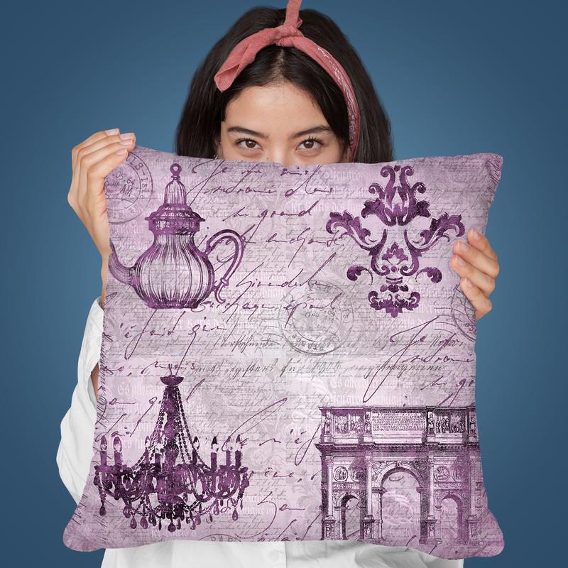 Baroque I Throw Pillow By Andrea Haase