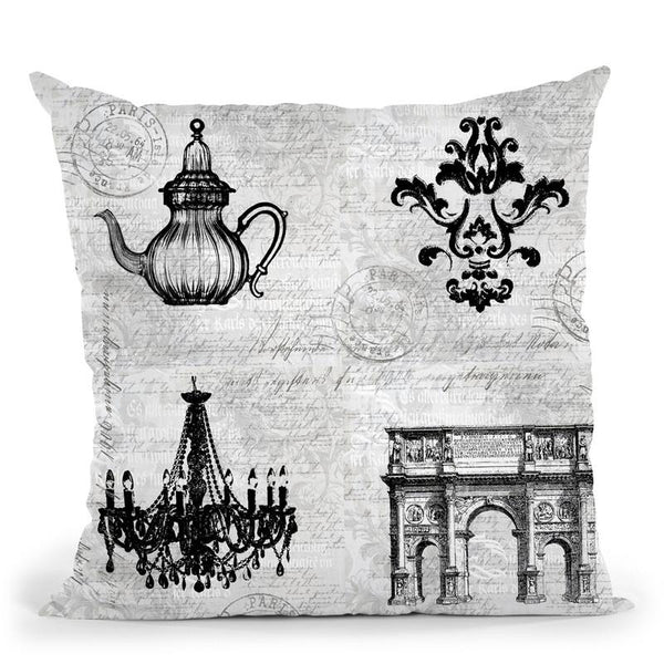 Baroque Iii Throw Pillow By Andrea Haase