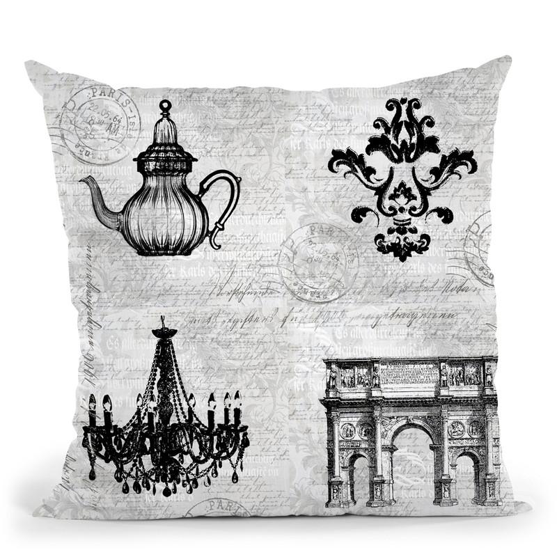 Baroque Iii Throw Pillow By Andrea Haase