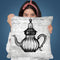 Baroque Teapot Black Throw Pillow By Andrea Haase