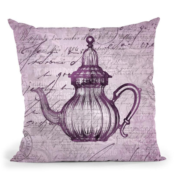 Baroque Teapot Throw Pillow By Andrea Haase