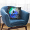 Be Strong Blue Throw Pillow By Andrea Haase