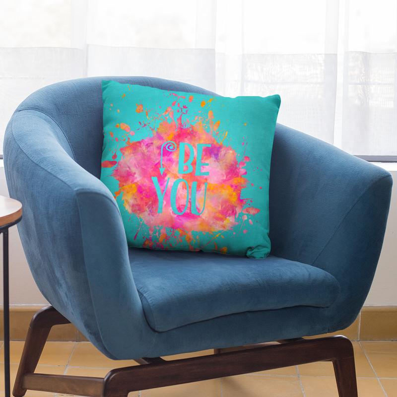 Be You Throw Pillow By Andrea Haase