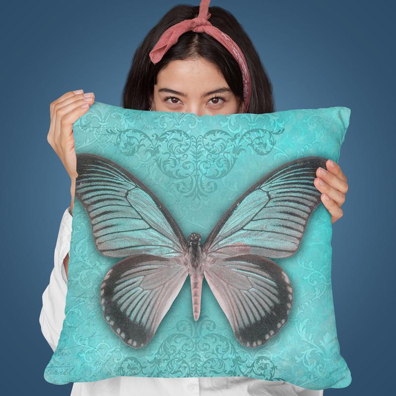 Beautiful Butterfly Throw Pillow By Andrea Haase