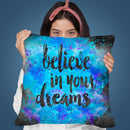 Believe In Your Dreams Throw Pillow By Andrea Haase