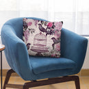 Bird Cage And Flowers Throw Pillow By Andrea Haase