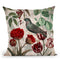Bird With Tulips Throw Pillow By Andrea Haase