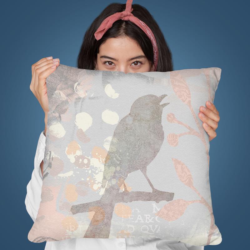 Bird Throw Pillow By Andrea Haase