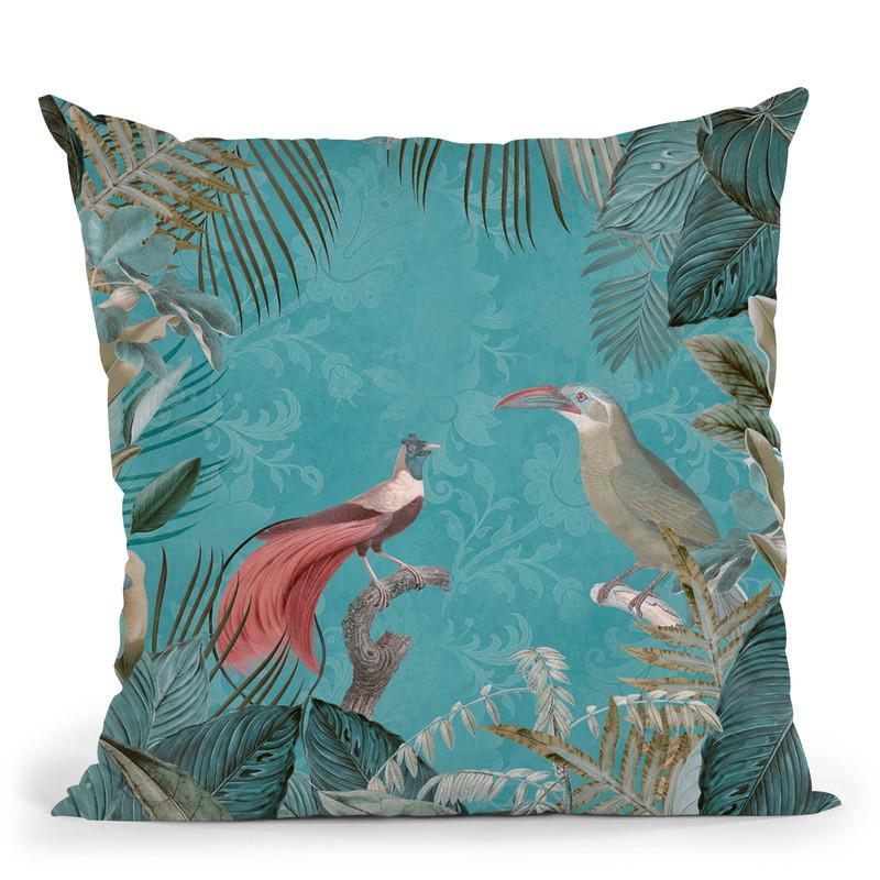 Birds Of Paradise Vii Throw Pillow By Andrea Haase