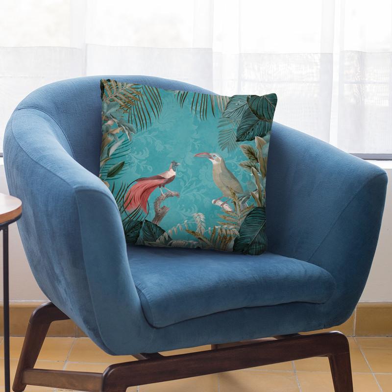 Birds Of Paradise Vii Throw Pillow By Andrea Haase