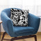 Black And White Odd Shape Throw Pillow By Andrea Haase
