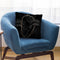 Black Leaves Gold Geometric Throw Pillow By Andrea Haase