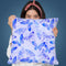 Blue Butterflies Throw Pillow By Andrea Haase
