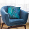 Blue Doodle Seahorse Throw Pillow By Andrea Haase