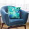 Blue Flowers Throw Pillow By Andrea Haase