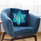 Blue Glamour I Throw Pillow By Andrea Haase