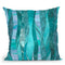 Blue Glamour Throw Pillow By Andrea Haase