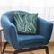 Blue Green Marble Throw Pillow By Andrea Haase