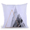 Blue Icebergs Throw Pillow By Andrea Haase