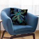 Blue Leaves Throw Pillow By Andrea Haase