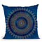 Blue Mandala I Throw Pillow By Andrea Haase