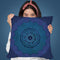 Blue Mandala Throw Pillow By Andrea Haase