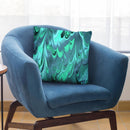Blue Marble Throw Pillow By Andrea Haase