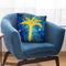 Blue Tropical Night Throw Pillow By Andrea Haase