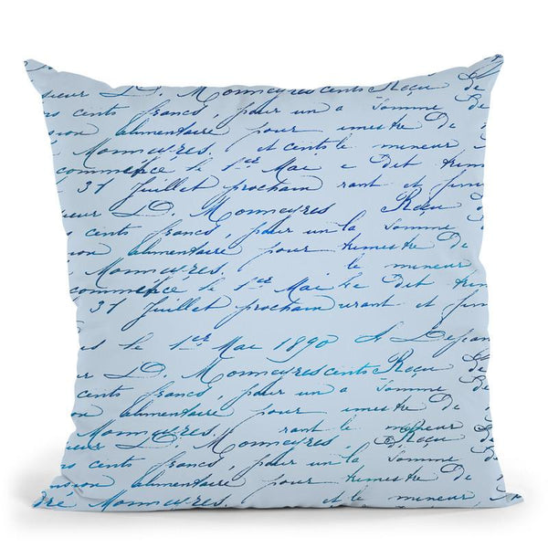 Blue Vintage Bird Cage Ii Throw Pillow By Andrea Haase