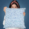 Blue Vintage Bird Cage Ii Throw Pillow By Andrea Haase