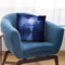 Blue Water Moon Throw Pillow By Andrea Haase
