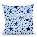 Blue Wc Stars Throw Pillow By Andrea Haase