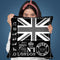 Britain Black And White Throw Pillow By Andrea Haase