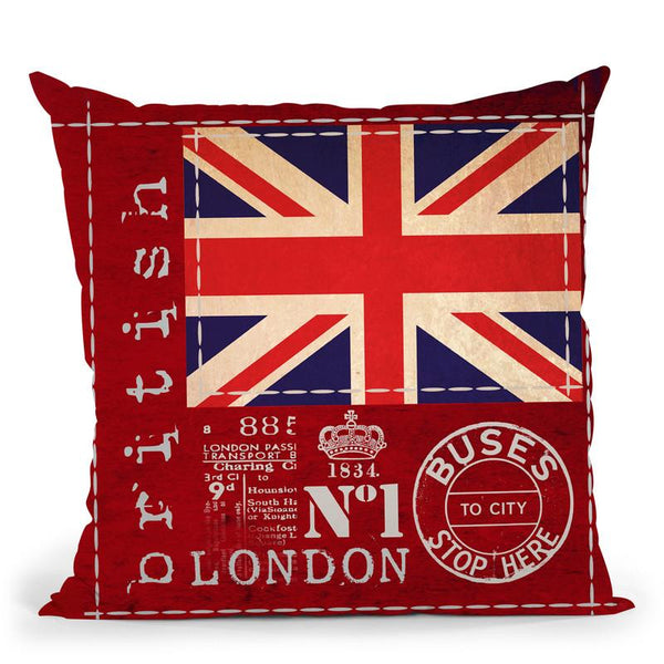 Britain Ii Throw Pillow By Andrea Haase