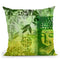 Buddha Green I Throw Pillow By Andrea Haase