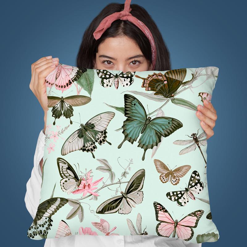 Butterflies Iii Throw Pillow By Andrea Haase