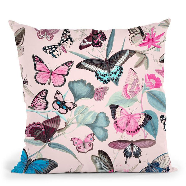Butterflies Vi Throw Pillow By Andrea Haase