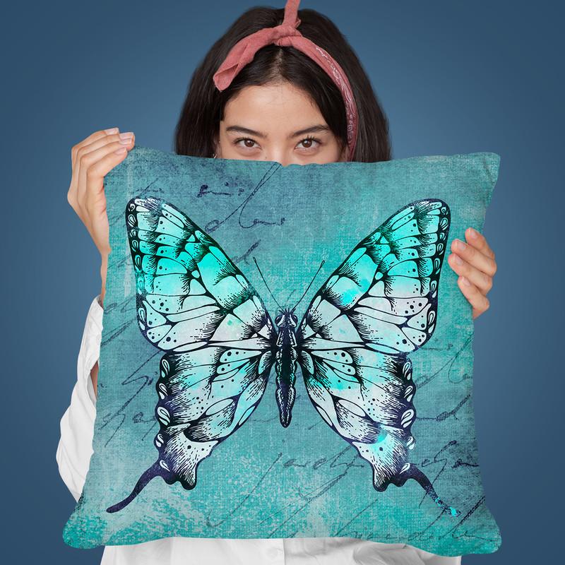 Butterflies Vii Throw Pillow By Andrea Haase