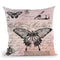 Butterfly And Paris I Throw Pillow By Andrea Haase