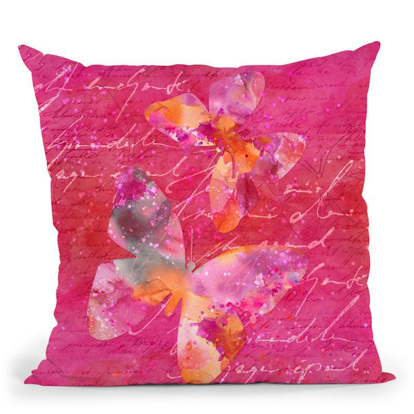 Butterfly Dreams Throw Pillow By Andrea Haase