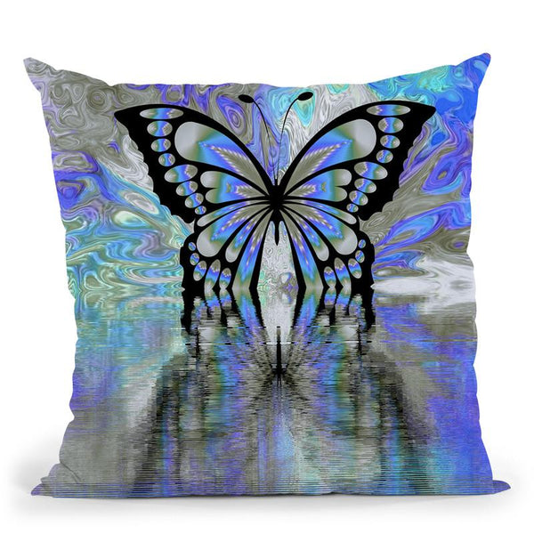 Butterfly Illusions Throw Pillow By Andrea Haase